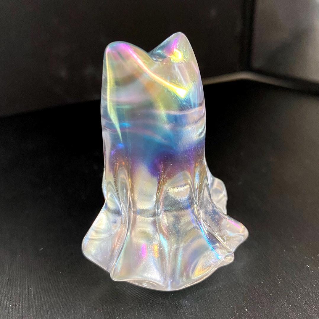 Aura Smelting Stone Ghost Carving, Crystal Statue