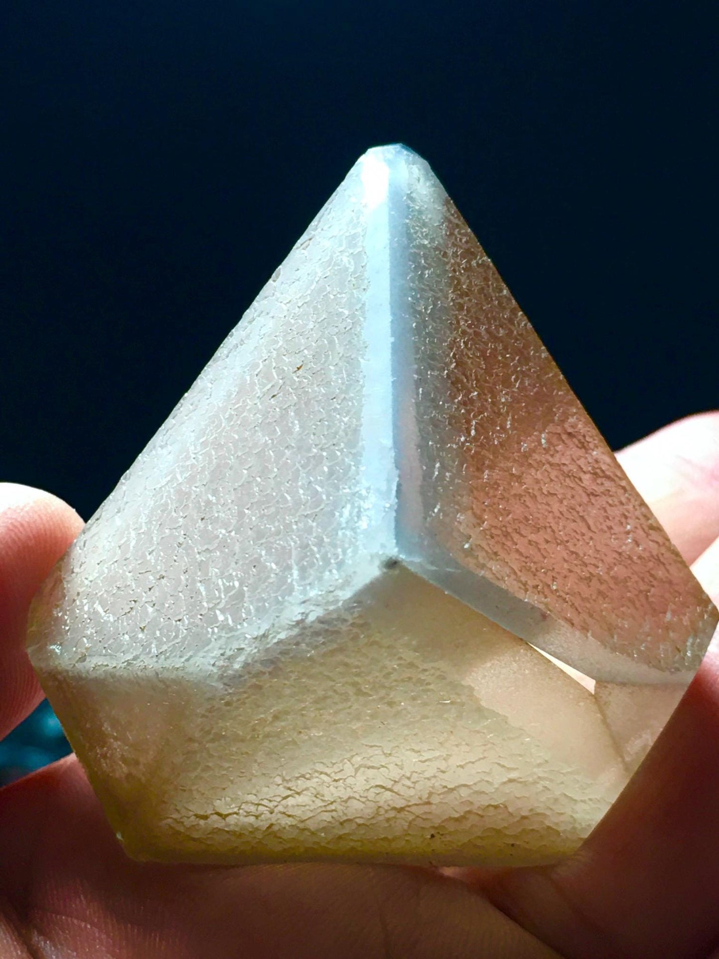 Natural High Quality Citrine Pyramid Carving,Party Gift, Birthday Gift,Clear Citrine Palms with Yellow Garden,Energy Crystal Gift