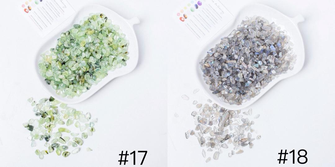 Natural Crystal Chips, Gemstone Assortment (3-8mm), DIY Jewelry Making, Reiki Healing
