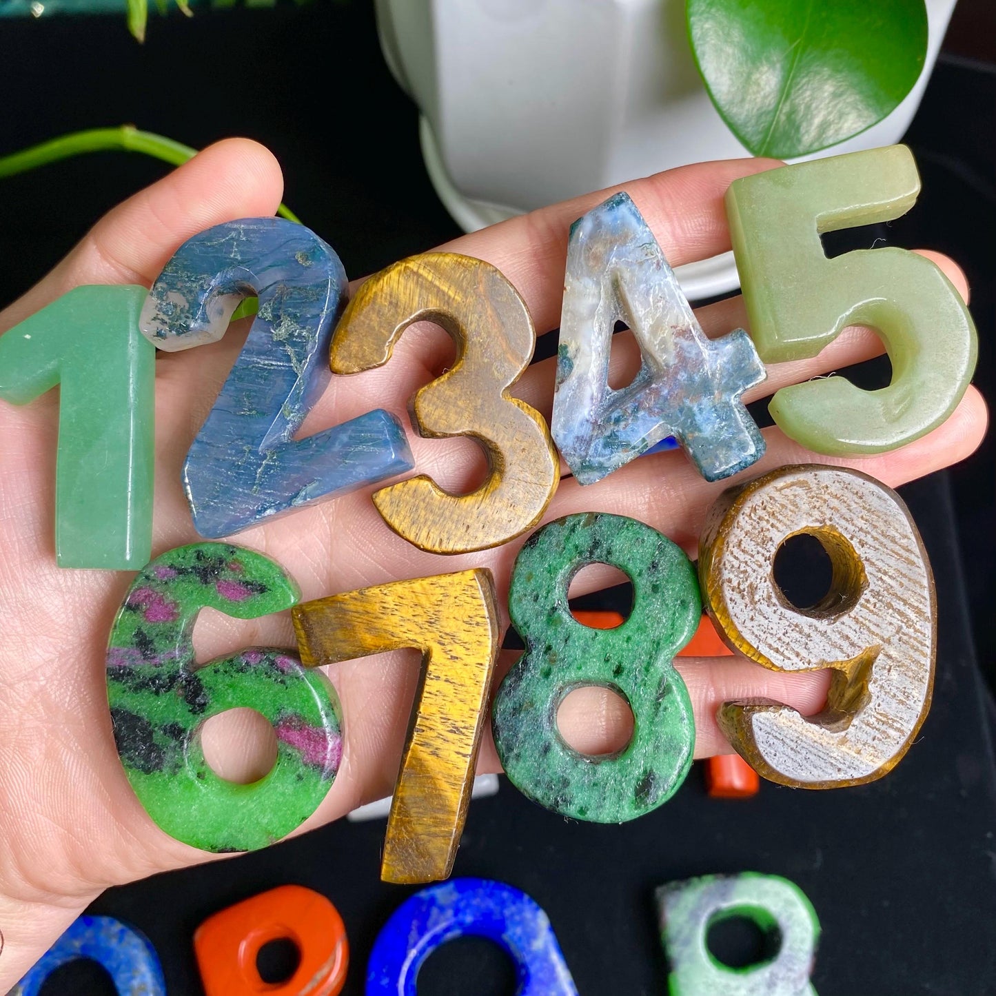 Natural Gemstone Alphabet Letter Beads A-Z, Crystal Custom Name Bead, Personalized Initial Jewelry Making Supply
