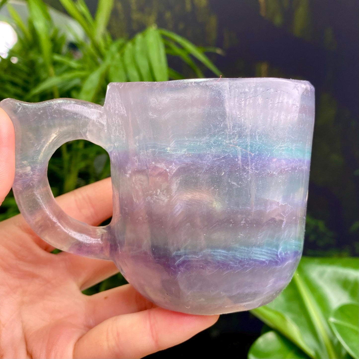Hand-Carved Rose Quartz Coffee Mug | Crystal Tea Cups | Romantic Boho Drinkware for Wedding Favors, Customizable Valentine’s Gift