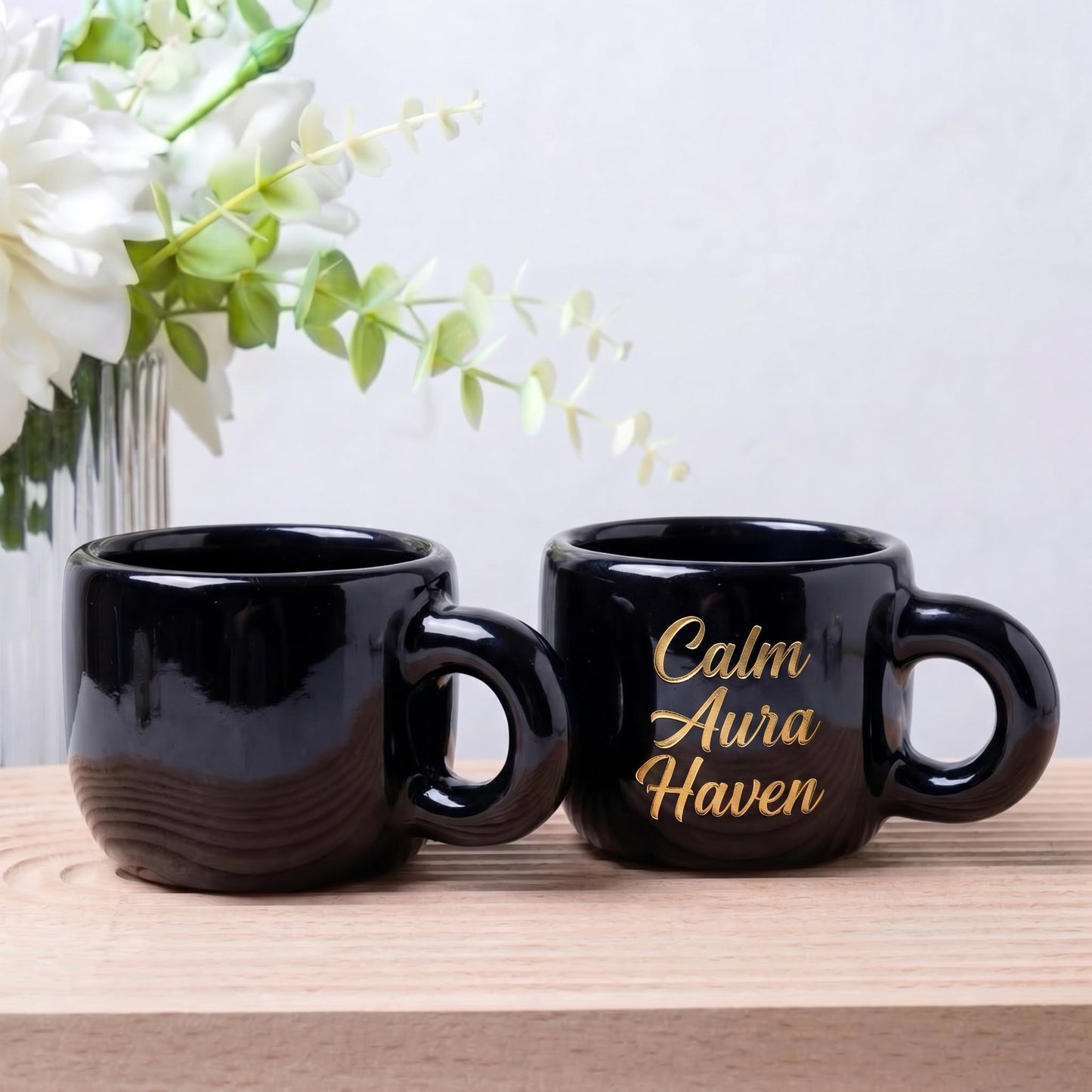 Natural Crystal Tea Cup, Small Gemstone Coffee Mug, Custom Engraved Water Cup, Birthday Gift for Her