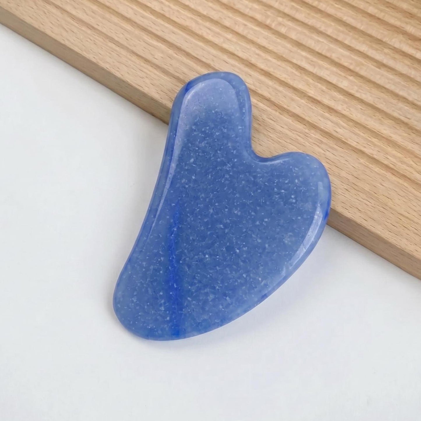 Natural Gemstone Gua Sha Tool, Crystal Facial Massage Tool, Face Sculpting Stone, Skincare Routine, Self Care Gift