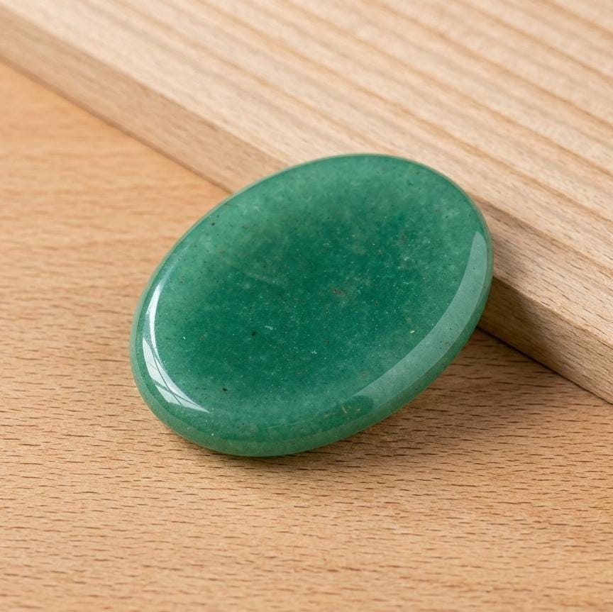 Personalized Sensory Stone & Worry Stone for Stress Relief, Polished Palm Gemstone for Meditation and Yoga, Unique Relaxation Gift
