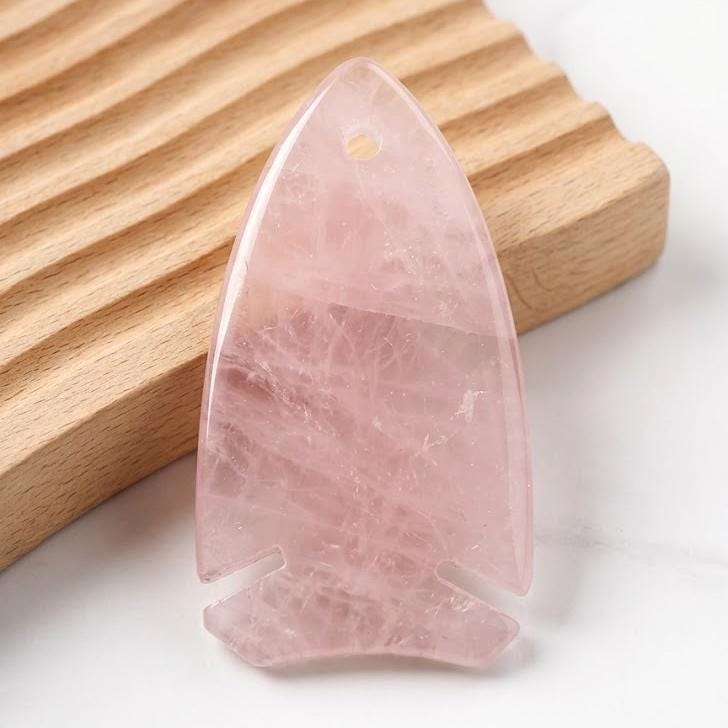 Gemstone Fish Pendant for Necklace Making, Hand Carved Natural Stone Animal Charm DIY, Ocean Inspired Unique Gift for Her