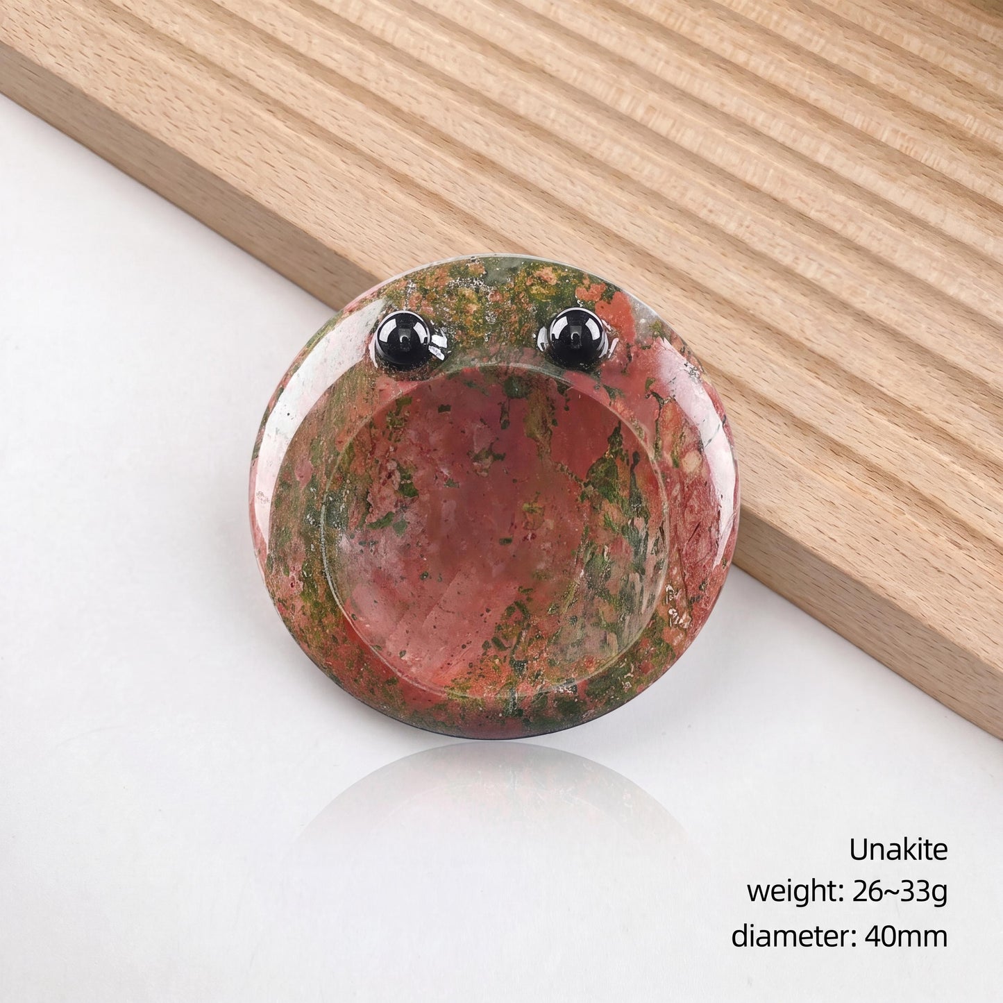 Crystal Worry Stone, Pocket Hug Token, Cute Frog Palm Stone, Thinking of You Gift, Assorted Mixed Crystals, Cute Keepsake Ornament