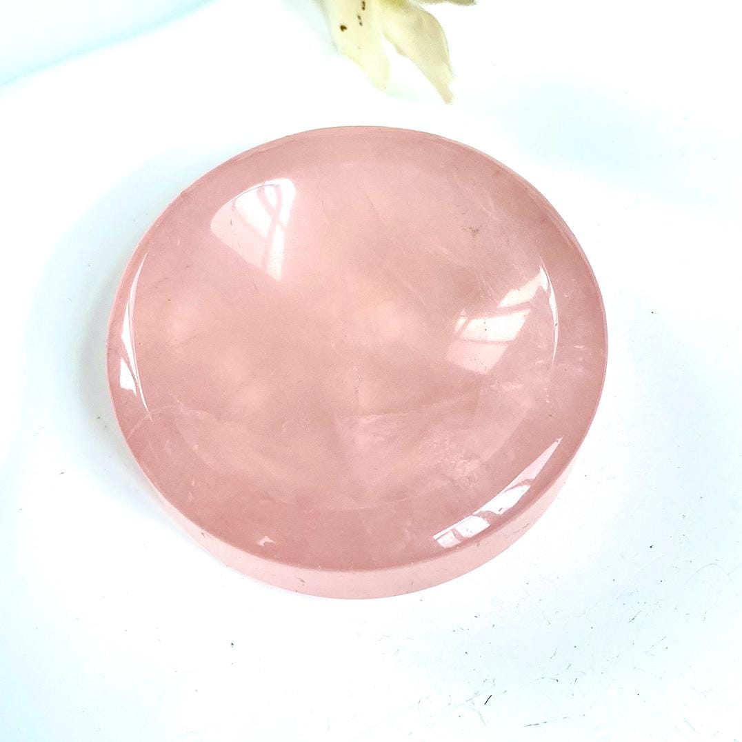 Natural Crystal Sphere Stand, Clear Quartz and Rose Quartz, Women's Gift,Gift for Mom
