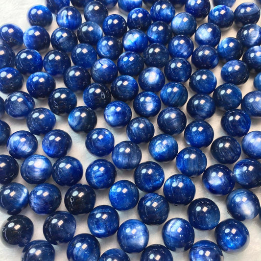 12mm Natural Blue Kyanite Beads, Diy Bracelet Beads, High Quality Kyanite Beads, Crystal Beads Gift, Gem Sphere beads, Healing Gemstones