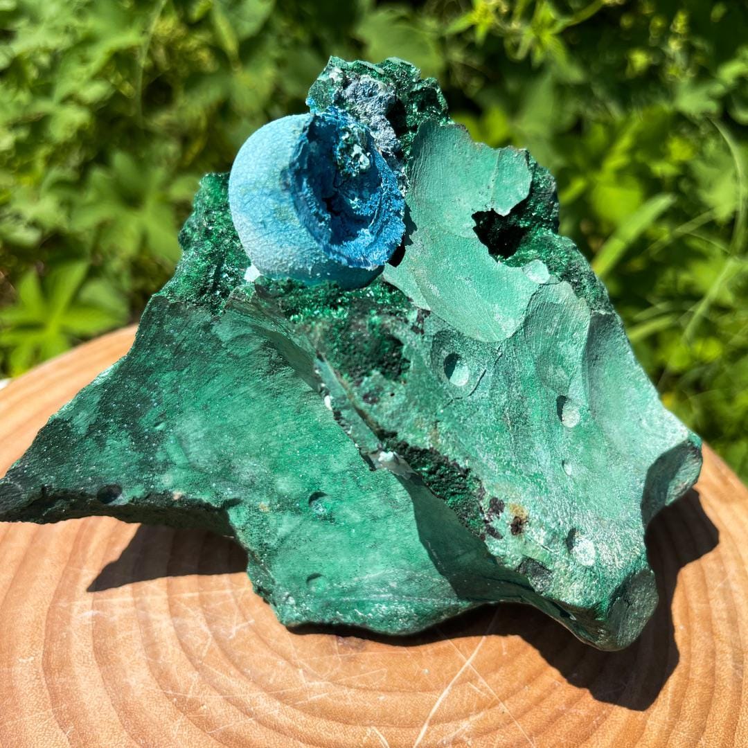 3.18 Lbs Natural Raw Chrysocolla Specimen, Chrysocolla Collection, Rare Mineral Malachite and Chrysocolla Specimens, Spirituality Minerals