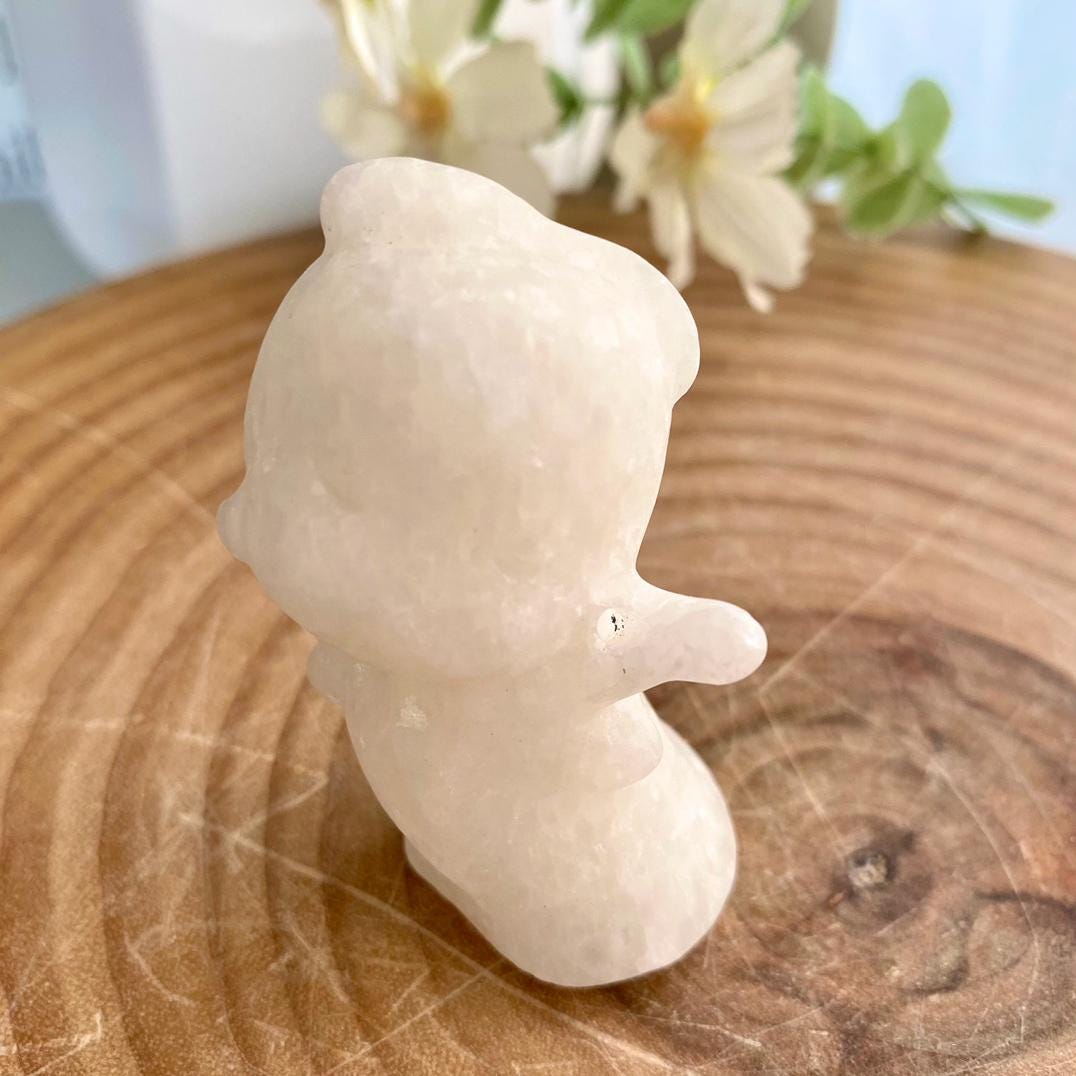 Natural Mixed Crystal Jade Maids Incense Holder,Mixed Stones Stick Incense Holder,Crystal Incense Holder for Sticks,Reiki Crystal