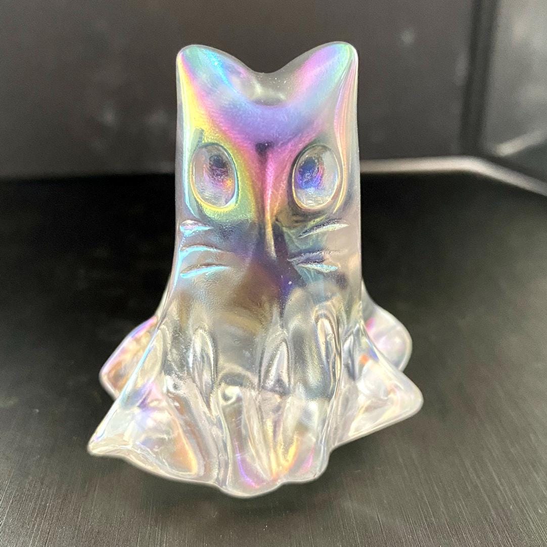 Aura Smelting Stone Ghost Carving, Crystal Statue