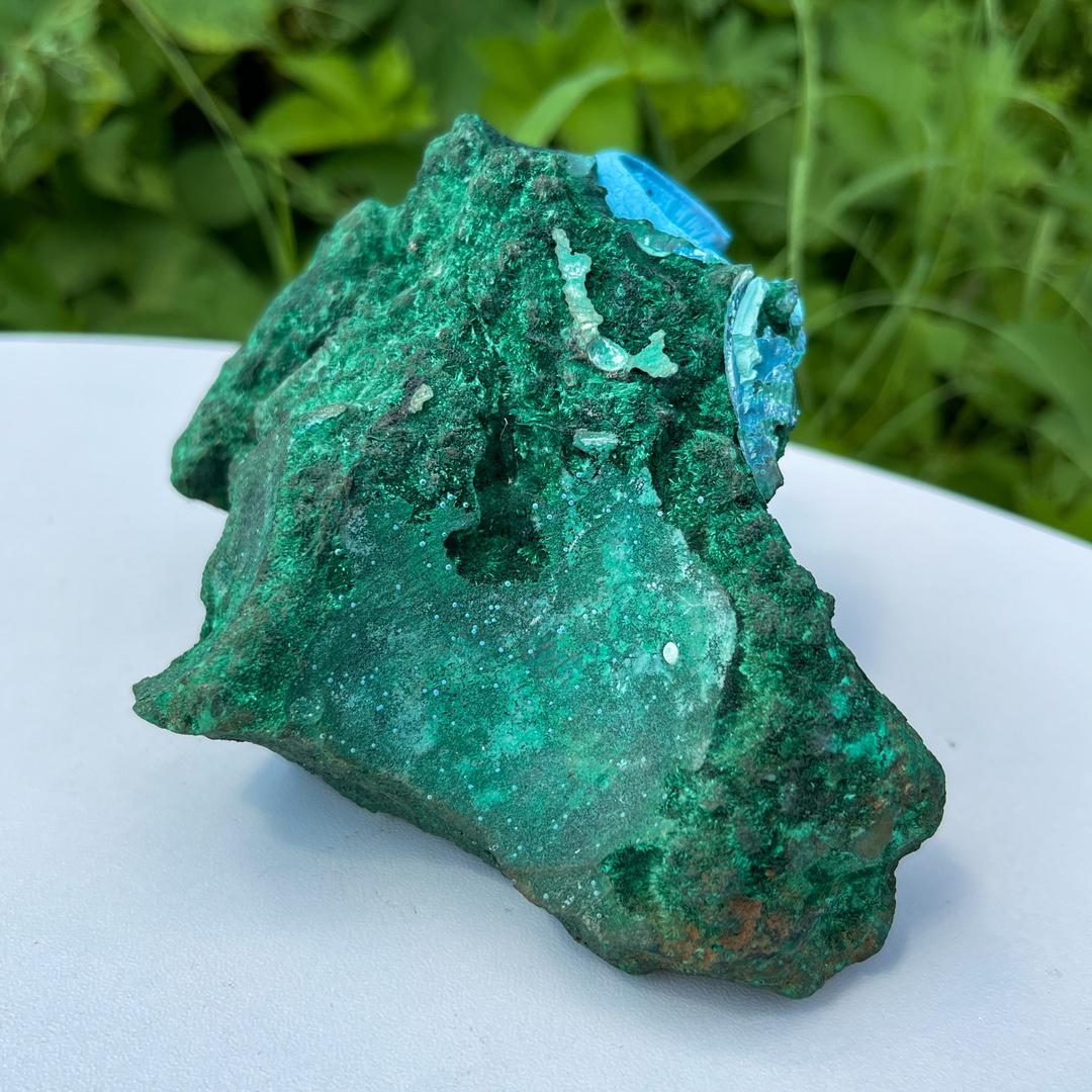 1.96 Lbs Natural Raw Chrysocolla Specimen, Rare Chrysocolla Collection, Mineral Malachite and Chrysocolla Specimens, Spirituality Minerals