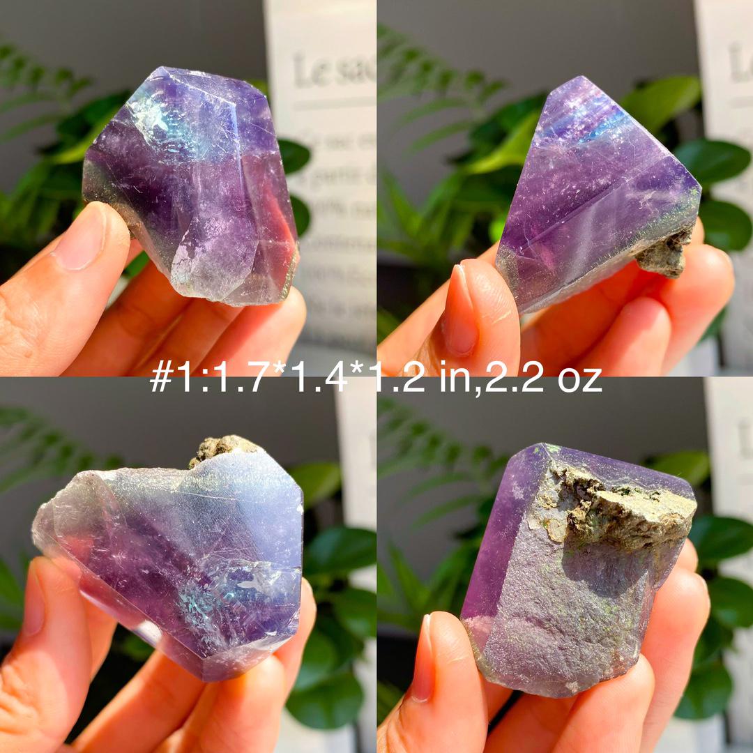 Fluorite with Pyrite Freeform, Natural Crystal Mineral Specimen, Polished Stone Display, Colorful Collector Piece, Unique Gift