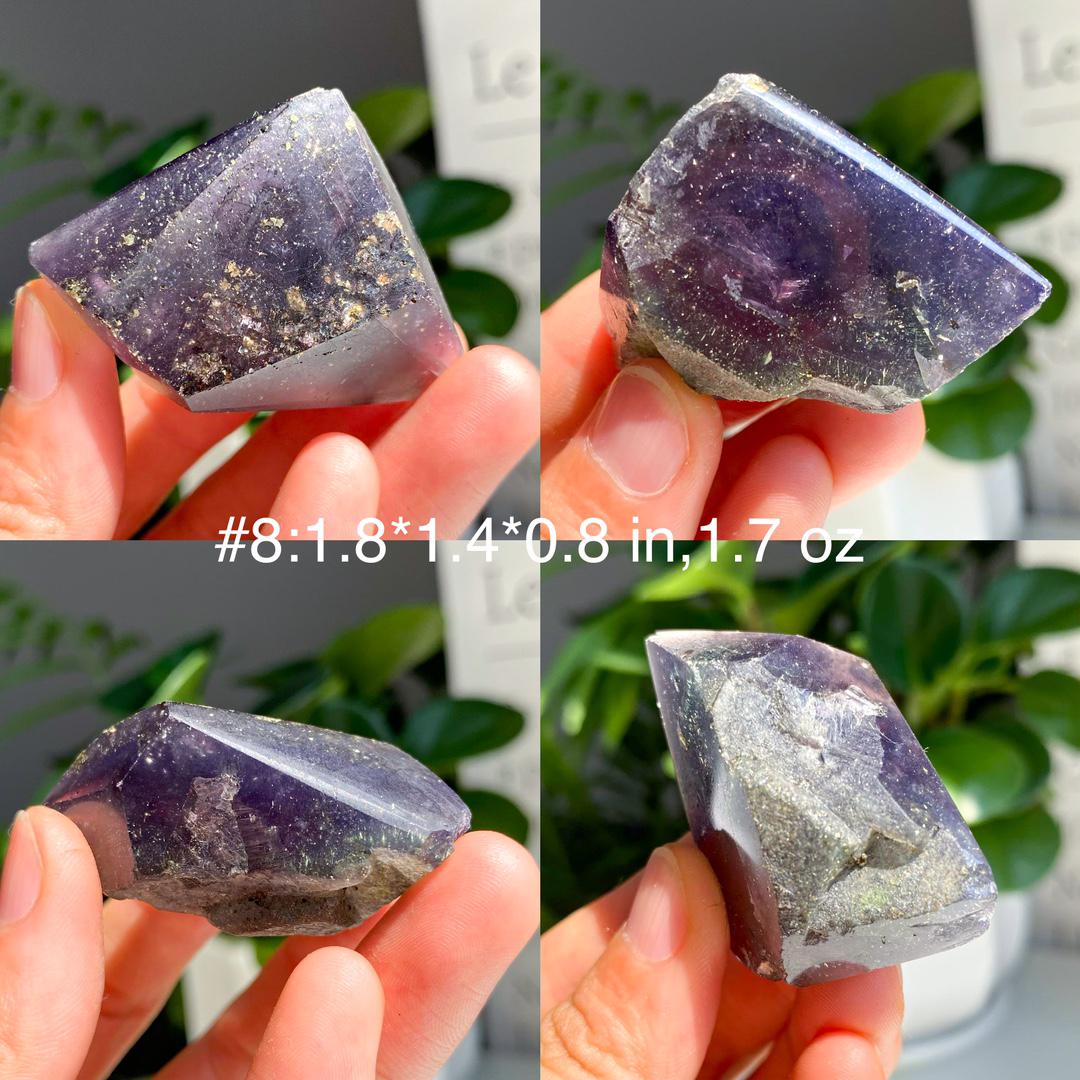 Fluorite with Pyrite Freeform, Natural Crystal Mineral Specimen, Polished Stone Display, Colorful Collector Piece, Unique Gift