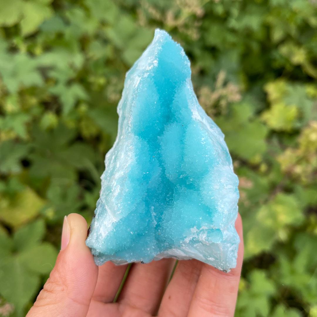 Crystal Blue Aragonite Specimen, Mineral Collection,Gift for Mom