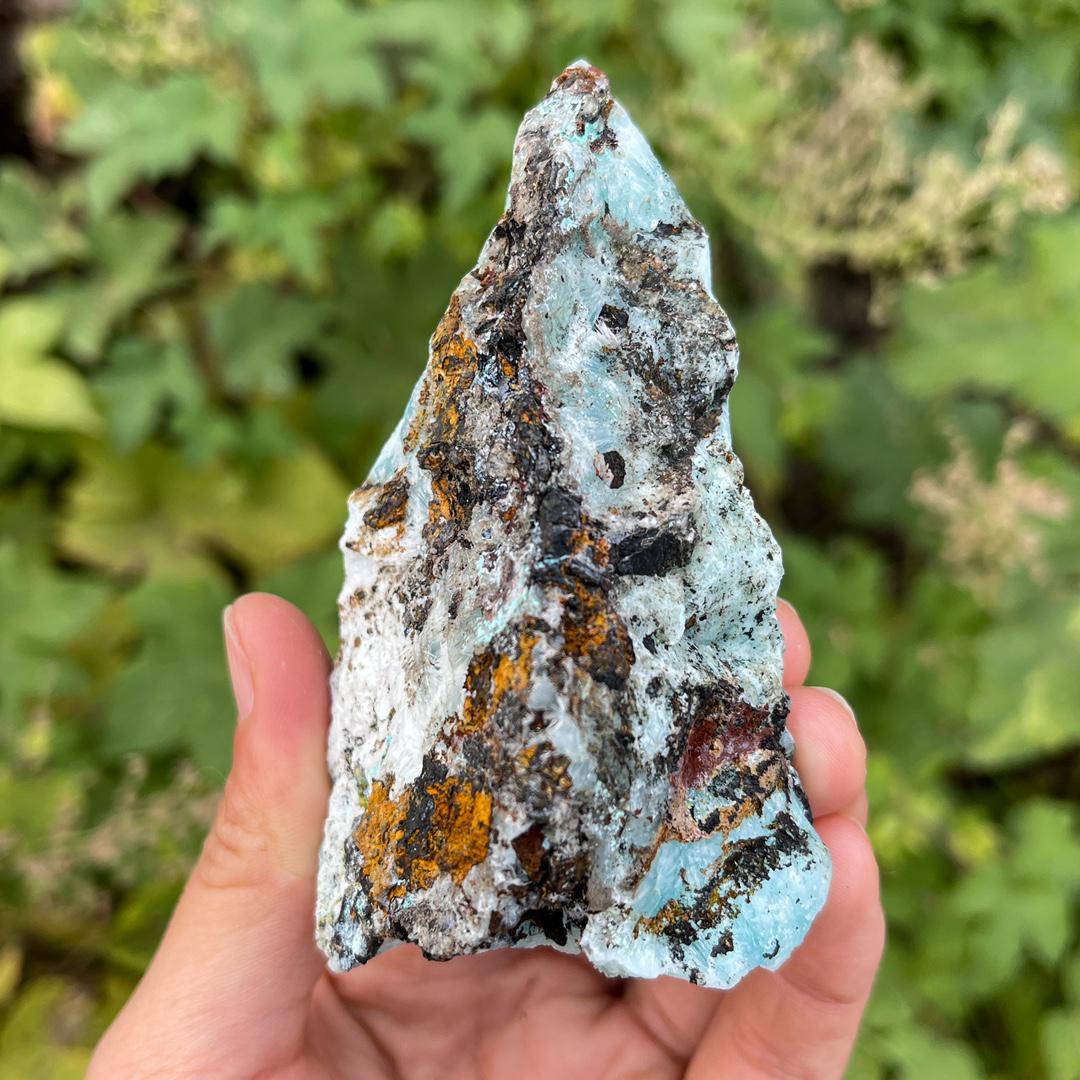 Crystal Blue Aragonite Specimen, Mineral Collection,Gift for Mom