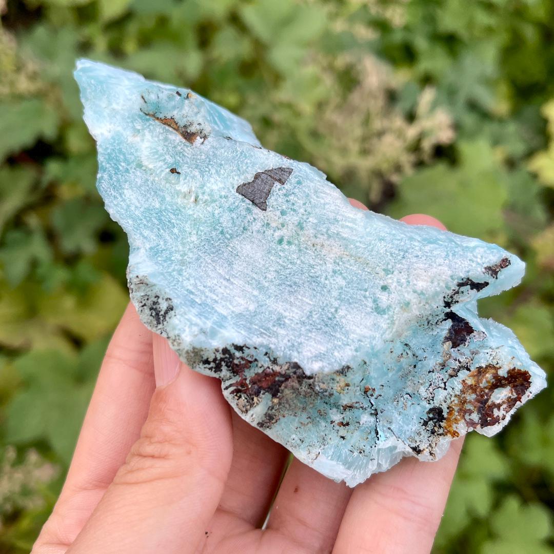 Crystal Blue Aragonite Specimen, Mineral Collection,Gift for Mom