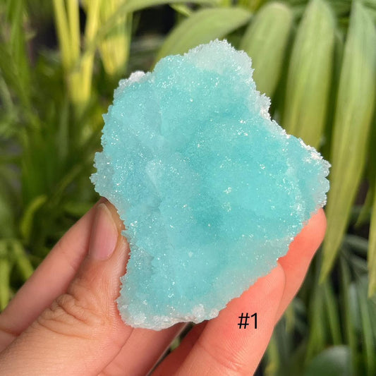Natural Blue Aragonite Raw Specimen, Healing Crystal, Rare Mineral for Spiritual Gift & Meditation