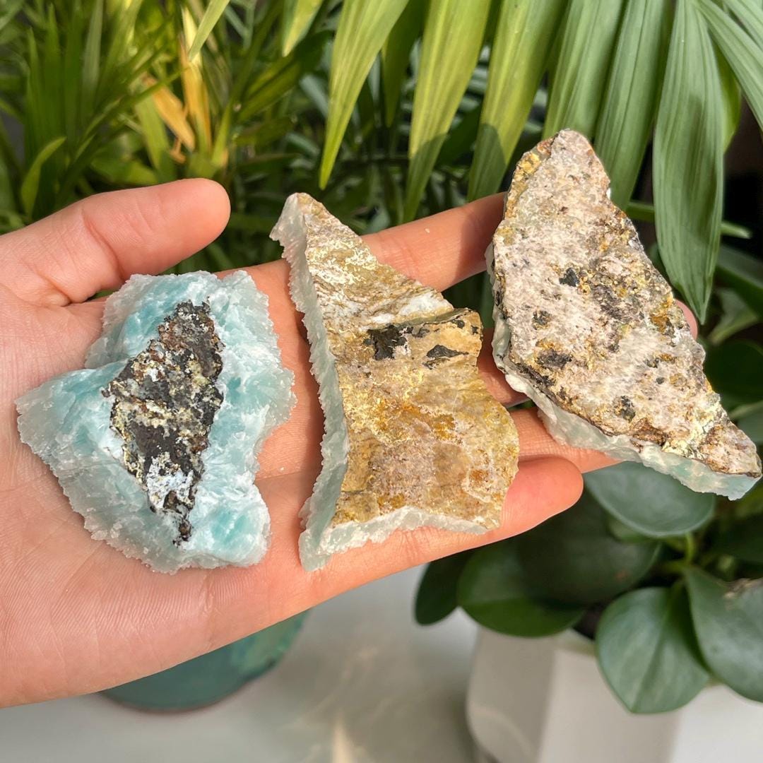 Natural Blue Aragonite Raw Specimen, Healing Crystal, Rare Mineral for Spiritual Gift & Meditation