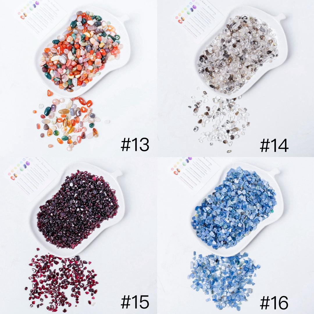 Natural Crystal Chips, Gemstone Assortment (3-8mm), DIY Jewelry Making, Reiki Healing