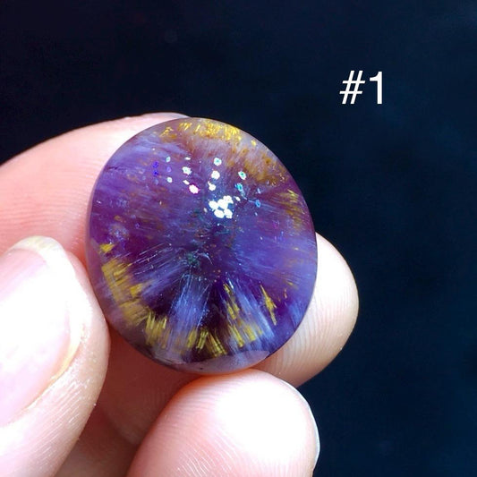 Natural Auralite 23 Pendant,Aurora Titanium Amethyst/Aurora 23 Aurora Titanium Raw Gemstone Cabonchon,Healing Gemstone,Crystal Pendant Gift