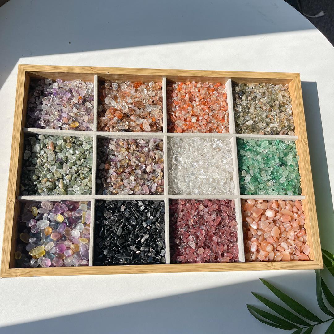 Natural Crystal Chips, Gemstone Assortment (3-8mm), DIY Jewelry Making, Reiki Healing