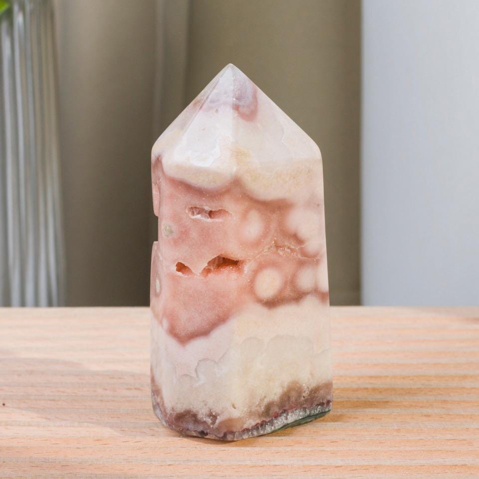 Brazilian Pink Amethyst Druzy Crystal Tower | Sparkling Polished Cluster | Luxury Healing Crystal Home Decor Gift,Gift for Mom