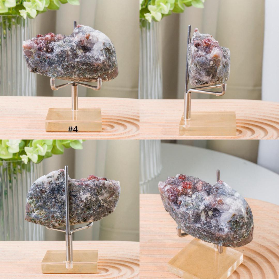 Druzy Polished Pink Amethyst Geode, Reiki Raw Pink Amethyst Cut Base, Healing Gemstone Collection, Crystal Home Decor, Christmas Gift