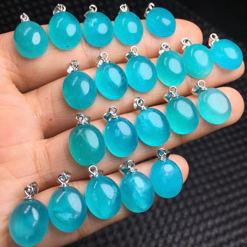 1 Pcs Natural Amazonite Owl Pendant, Amazonite Stone Necklace, Throat Chakra Crystal, Balance and Communication Stone, Anniversary Gift