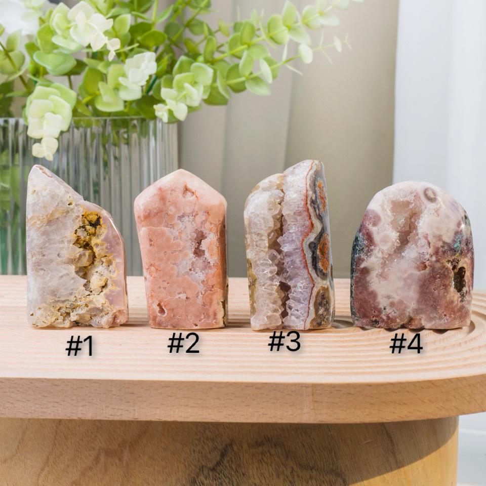 Druzy Polished Pink Amethyst Geode Cut Base, Reiki Healing Stone, Home Decor,Gift for Mom