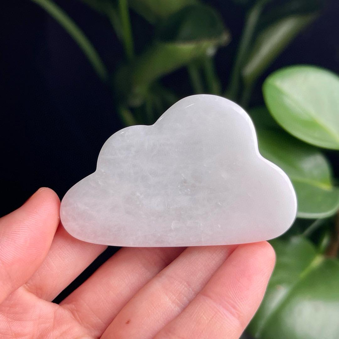 Crystal Paw and Cloud Car Vent Clip Diffuser, Natural Stone Car Air Freshener, Cute Quartz Car Decor, Aromatherapy Car Charm, New Car Gift