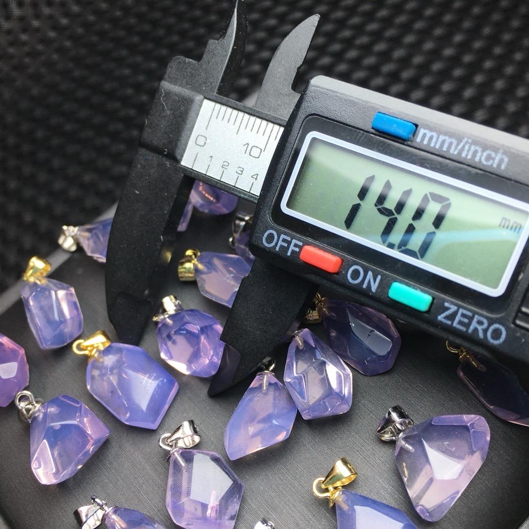 Lavender Milky Amethyst Pendant, S925 Sterling Silver, Healing Crystal