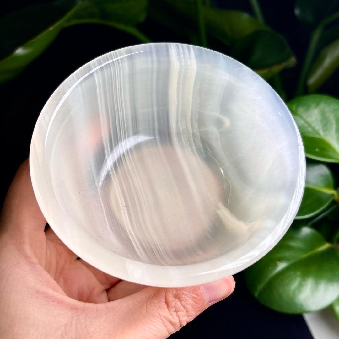 Natural Handmade Afghan Jade Onyx Stone Bowl | Crystal Quartz Bowl for Energy Healing, Meditation Decor, Birthday & Anniversary Gift