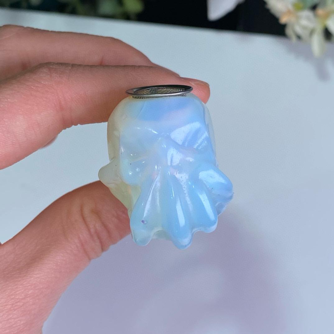 Natural Crystal Smoking Pipe, Hand Carved Skull Crystal Pipe, Stone Tobacco Pipe, Gothic Healing Decor, Unique Birthday Gift