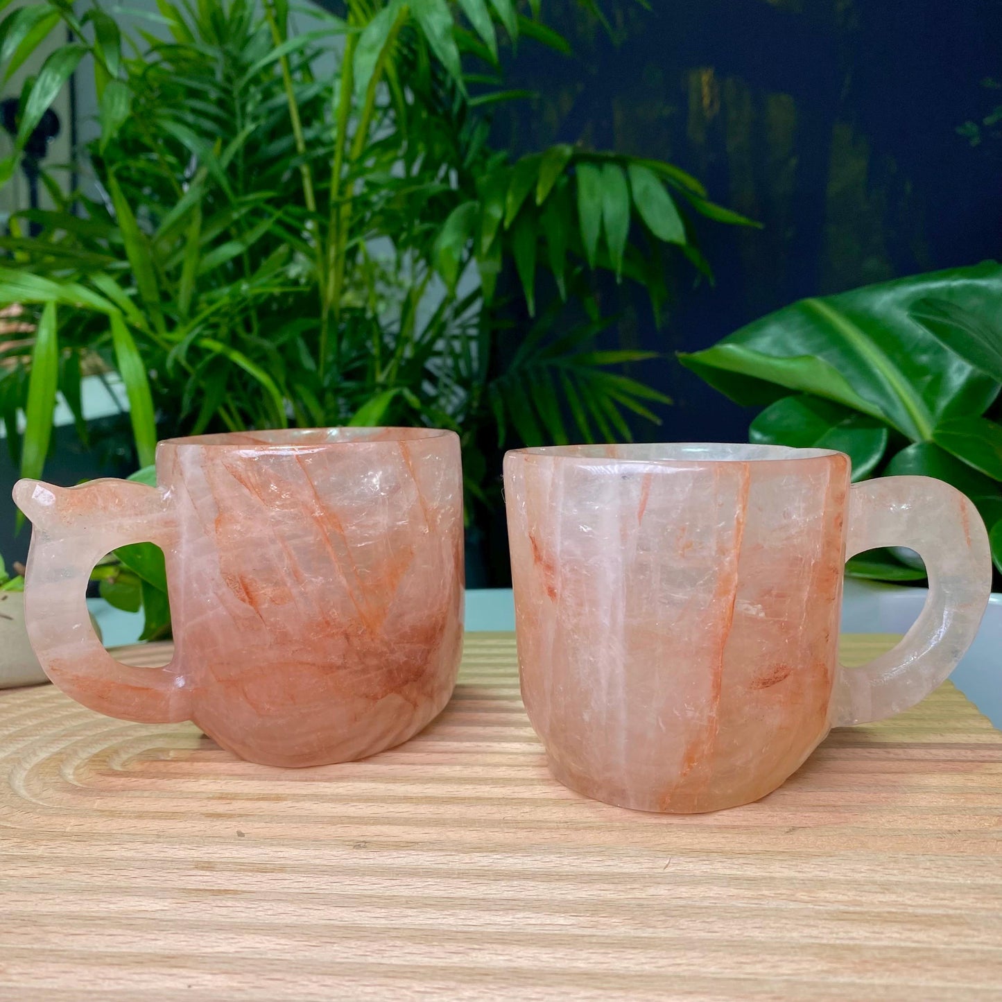 Hand-Carved Crystal Coffee Mug | Crystal Tea Cups | Romantic Boho Drinkware for Wedding Favors, Customizable Valentine’s Gift,Gift for Mom