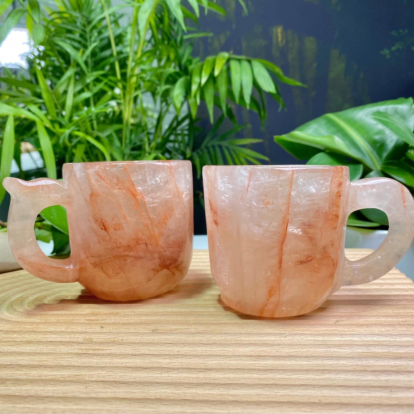 Hand-Carved Crystal Coffee Mug | Crystal Tea Cups | Romantic Boho Drinkware for Wedding Favors, Customizable Valentine’s Gift,Gift for Mom