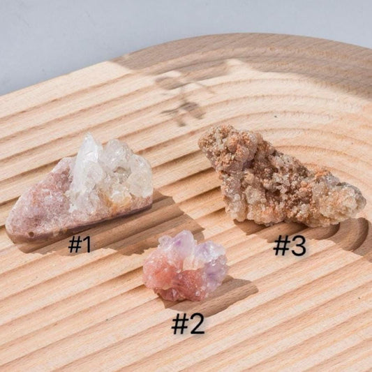 Mini Druzy Polished Pink Amethyst Geode, Reiki Raw Pink Amethyst Cut Base, Healing Gemstone Collection, Crystal Home Decor, Christmas Gift