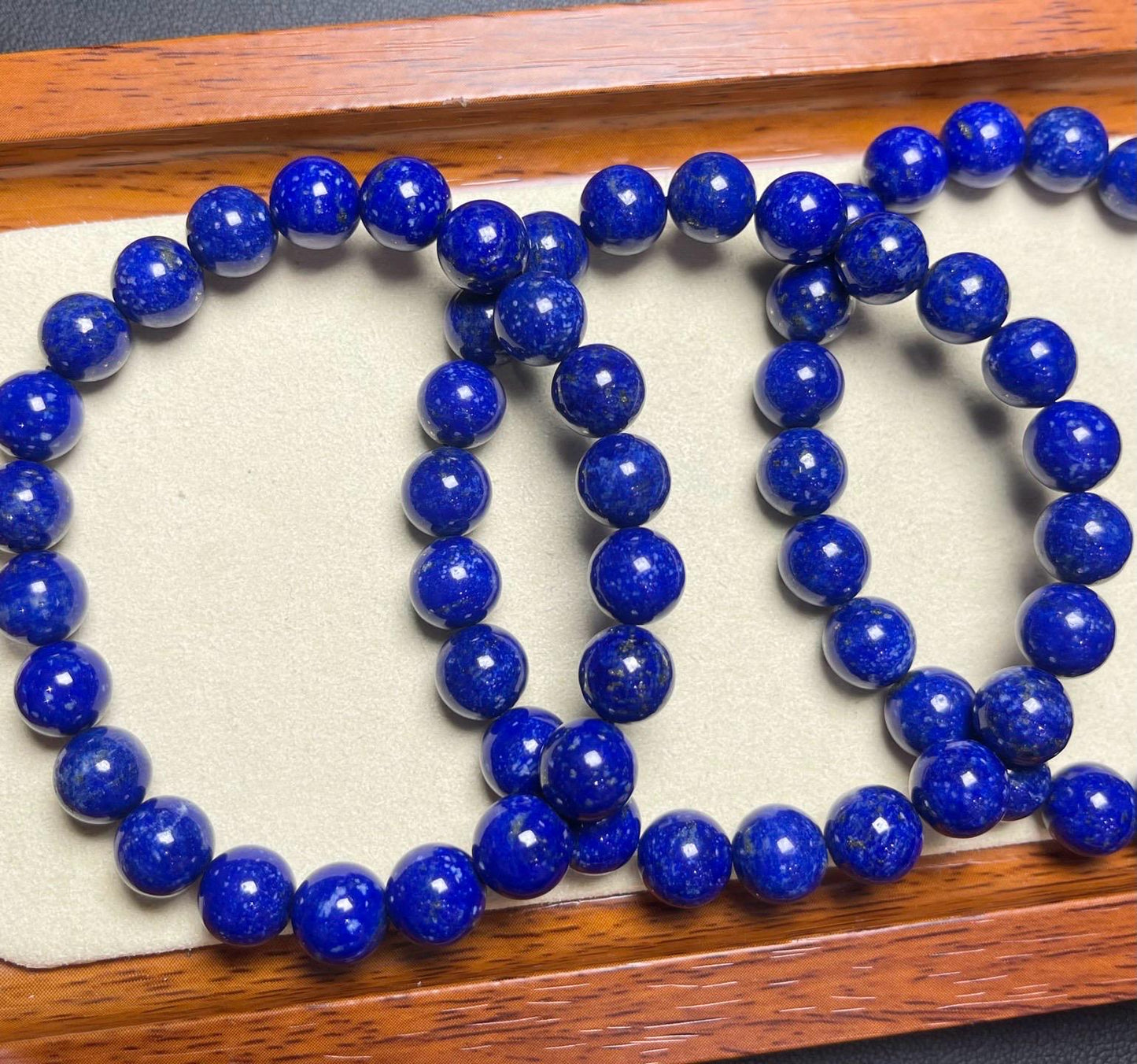 Lapis Lazuli 8mm Stretch Bracelet, Single Strand, Wisdom Jewelry