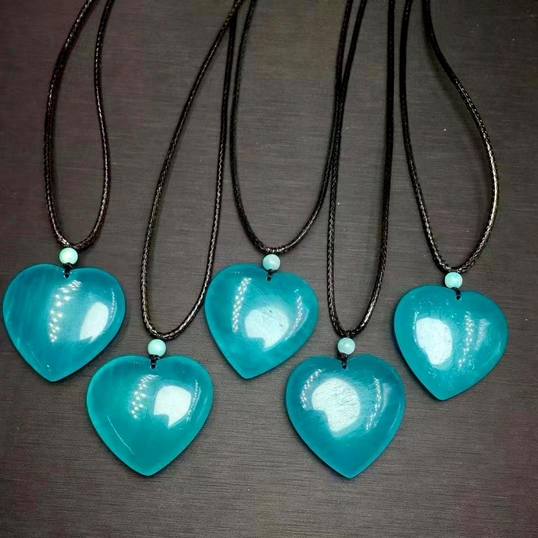 1 Pcs Natural Amazonite Owl Pendant, Amazonite Stone Necklace, Throat Chakra Crystal, Balance and Communication Stone, Anniversary Gift