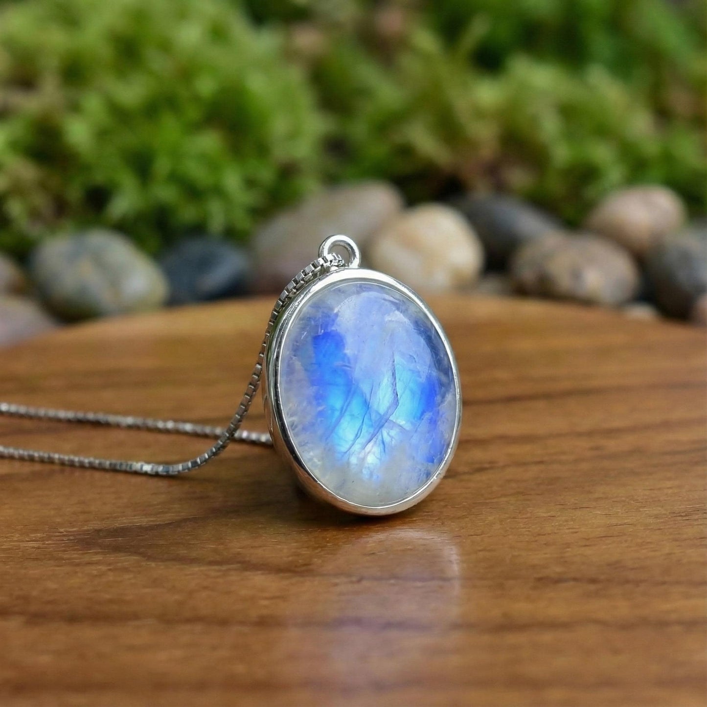 925 Sterling Silver Moonstone Necklace, Star Moon Heart Teardrop Pendant, June Birthstone Crystal Jewelry, Celestial Gift for Her