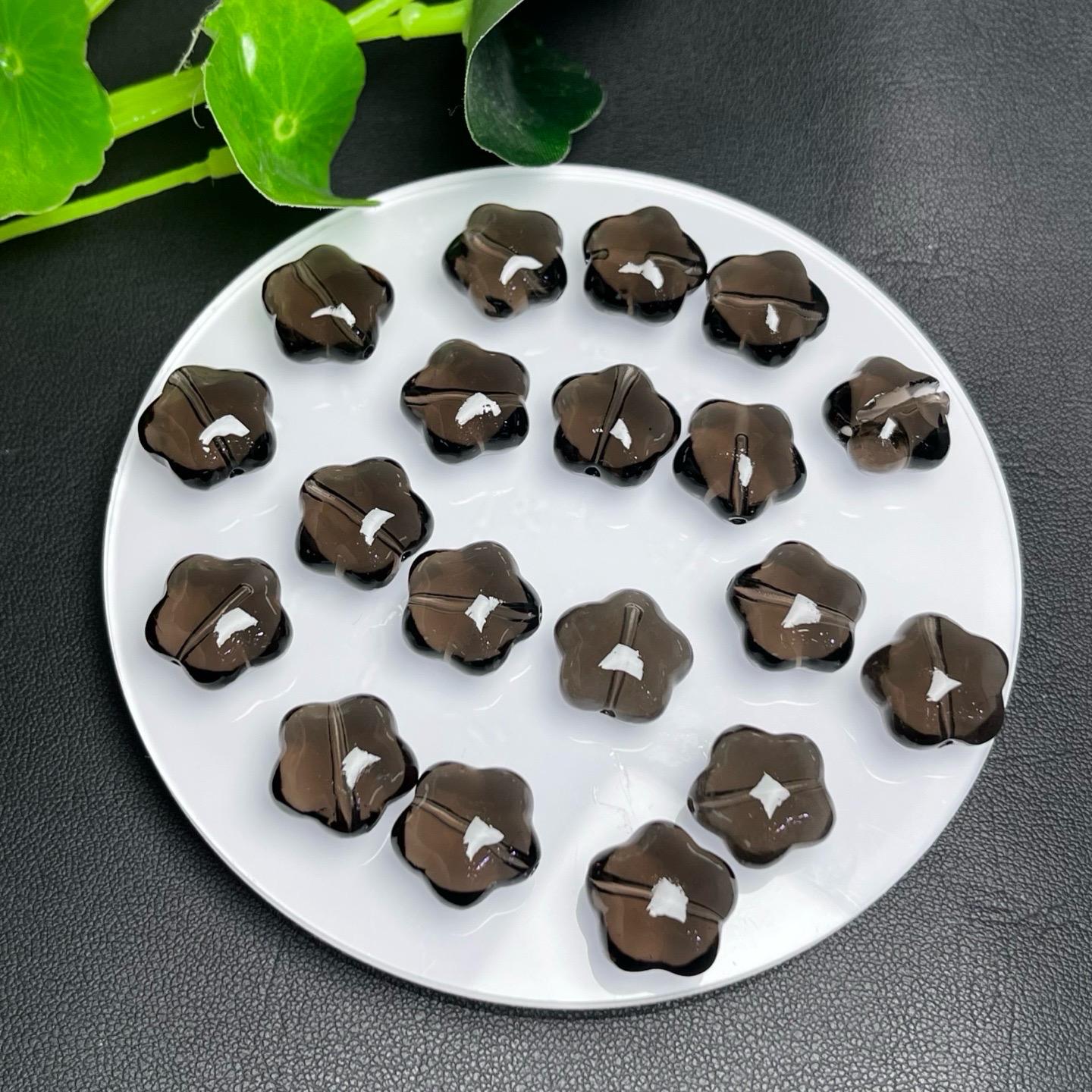 1Pcs Natural Obsidian Star Charm, Tiny Star Carved Pendant, Full Drill Hole Bead for Jewelry Making, Protection Crystal Gift