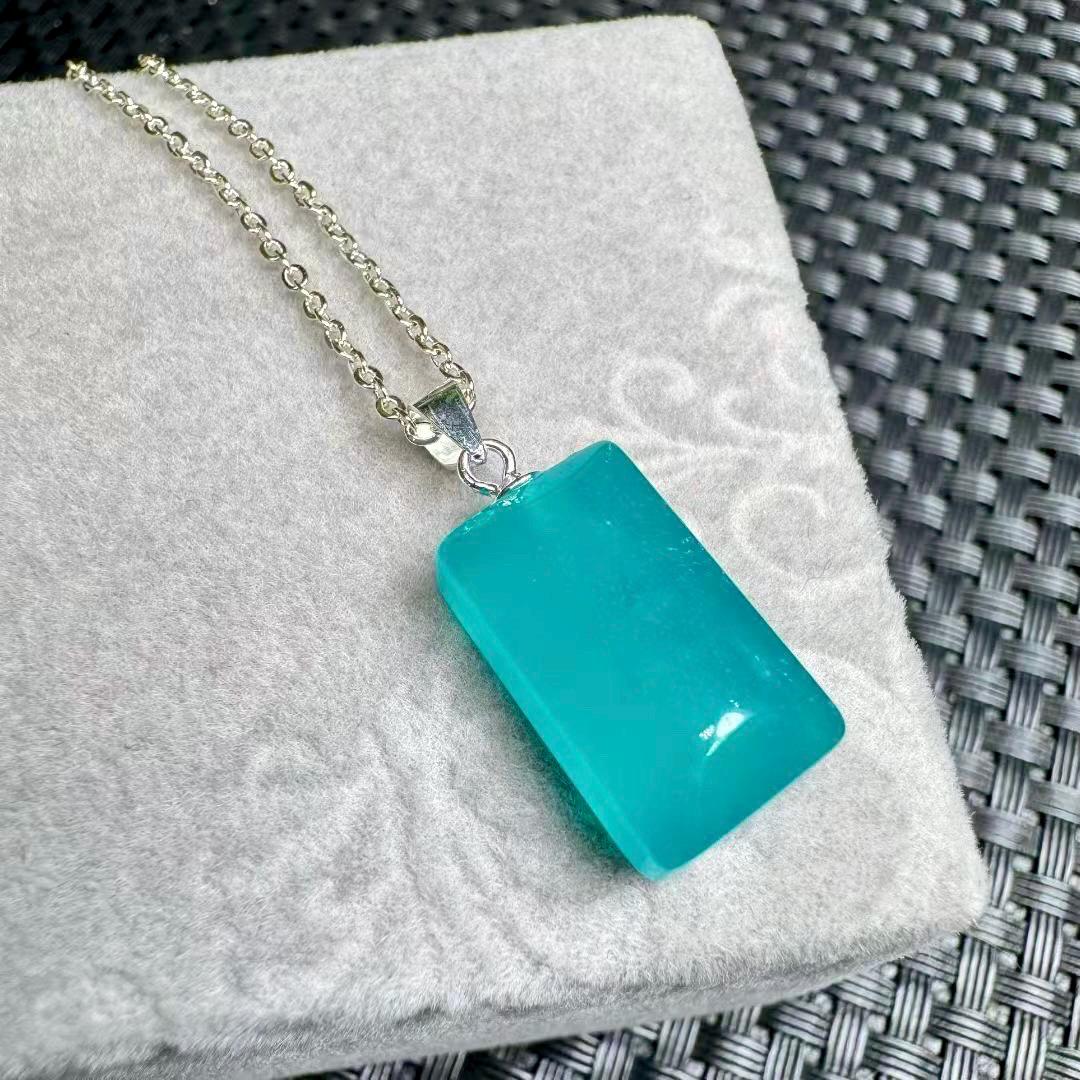 1 Pcs Natural Amazonite Owl Pendant, Amazonite Stone Necklace, Throat Chakra Crystal, Balance and Communication Stone, Anniversary Gift