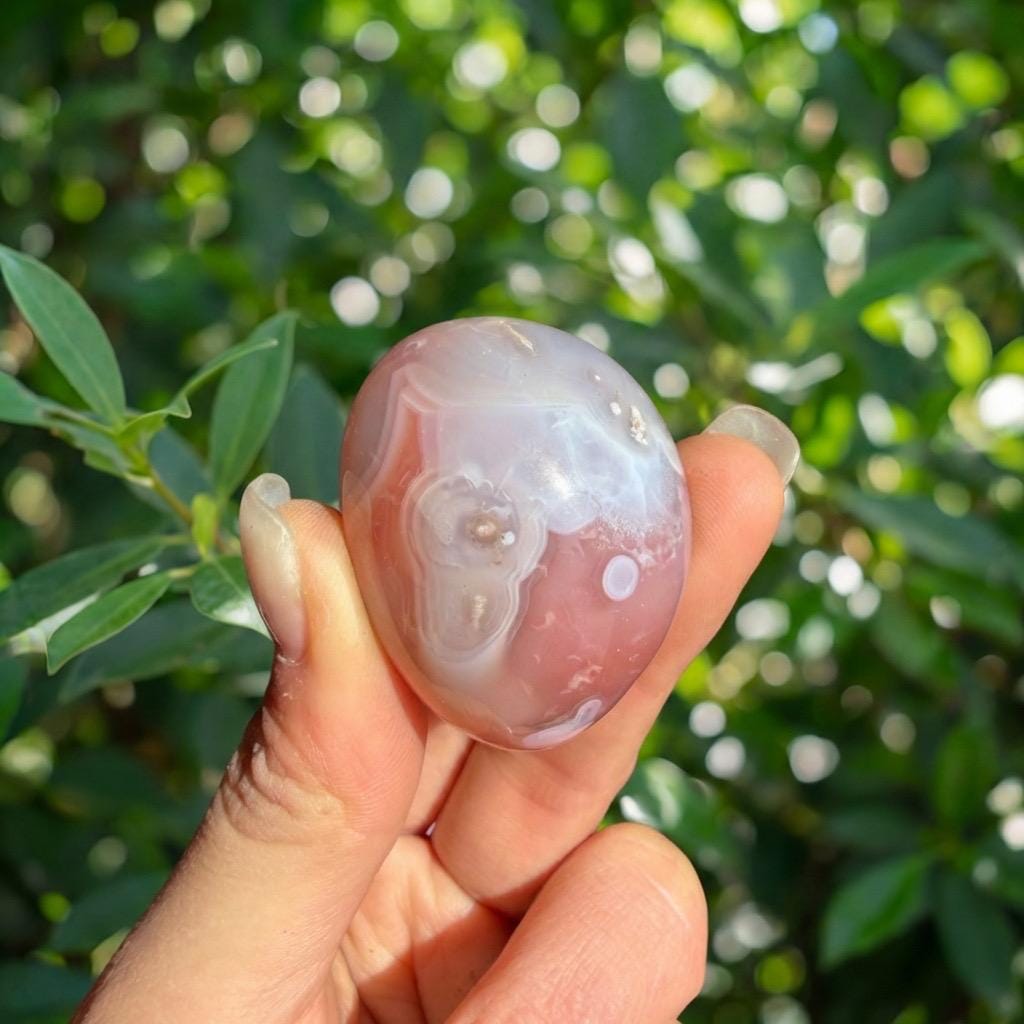 Natural Peach Botswana Agate Tumbled Stones, Raw Crystal Chips for Jewelry Making, Crystal Healing, Reiki,Gift for Mom