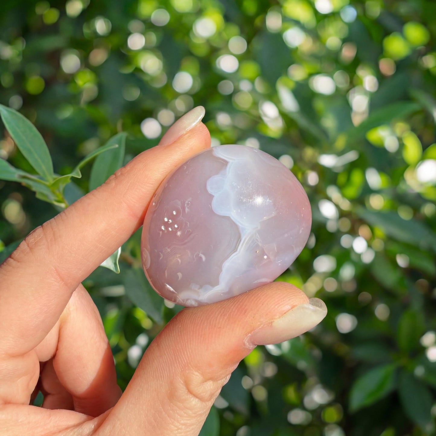 Natural Peach Botswana Agate Tumbled Stones, Raw Crystal Chips for Jewelry Making, Crystal Healing, Reiki,Gift for Mom