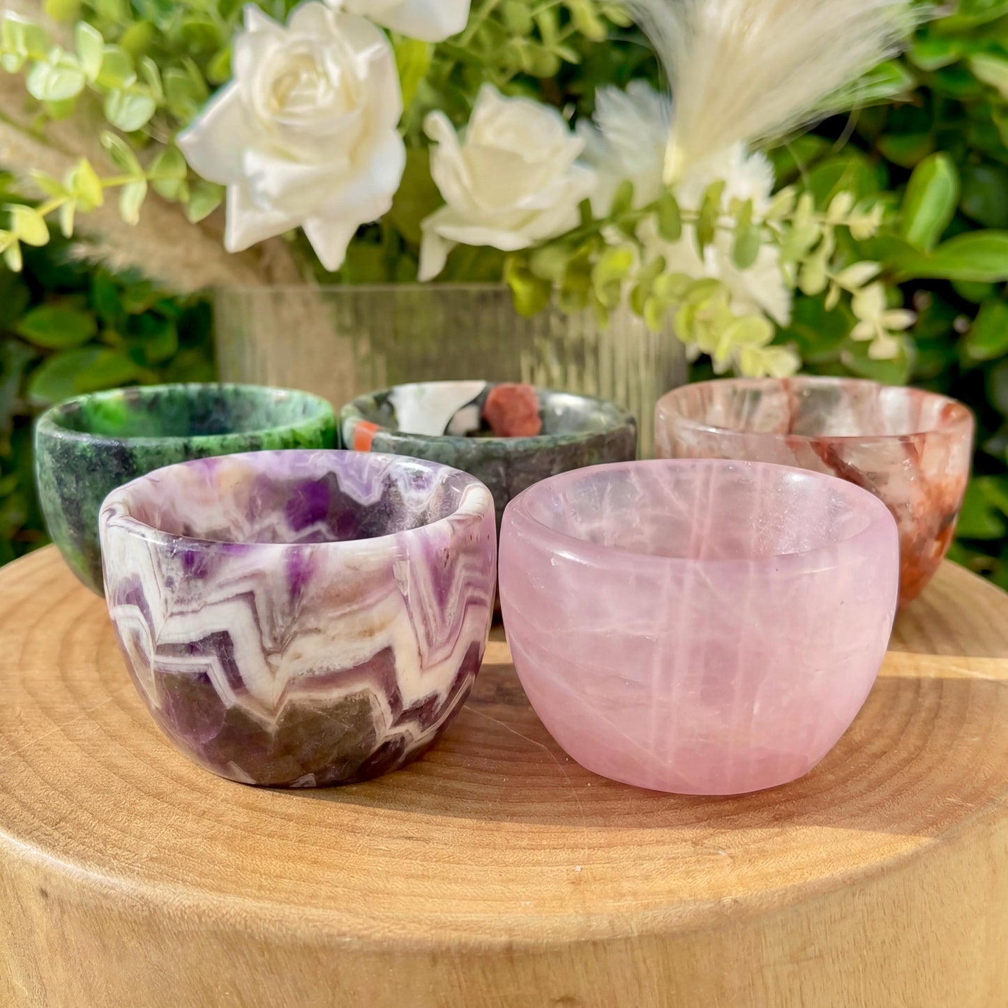 Hand Carved Natural Crystal Coffee Cup, Quartz Gemstone Tea Cup, Reiki Healing Energy Drinkware, Unique Gift for Her Him, Anniversary