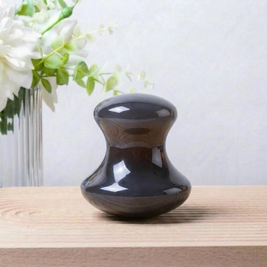 Natural Crystal Mushroom Jade Face Massager, Eye & Facial Gua Sha Tool, Relaxing Skincare Massage, Personalized Gift For Her