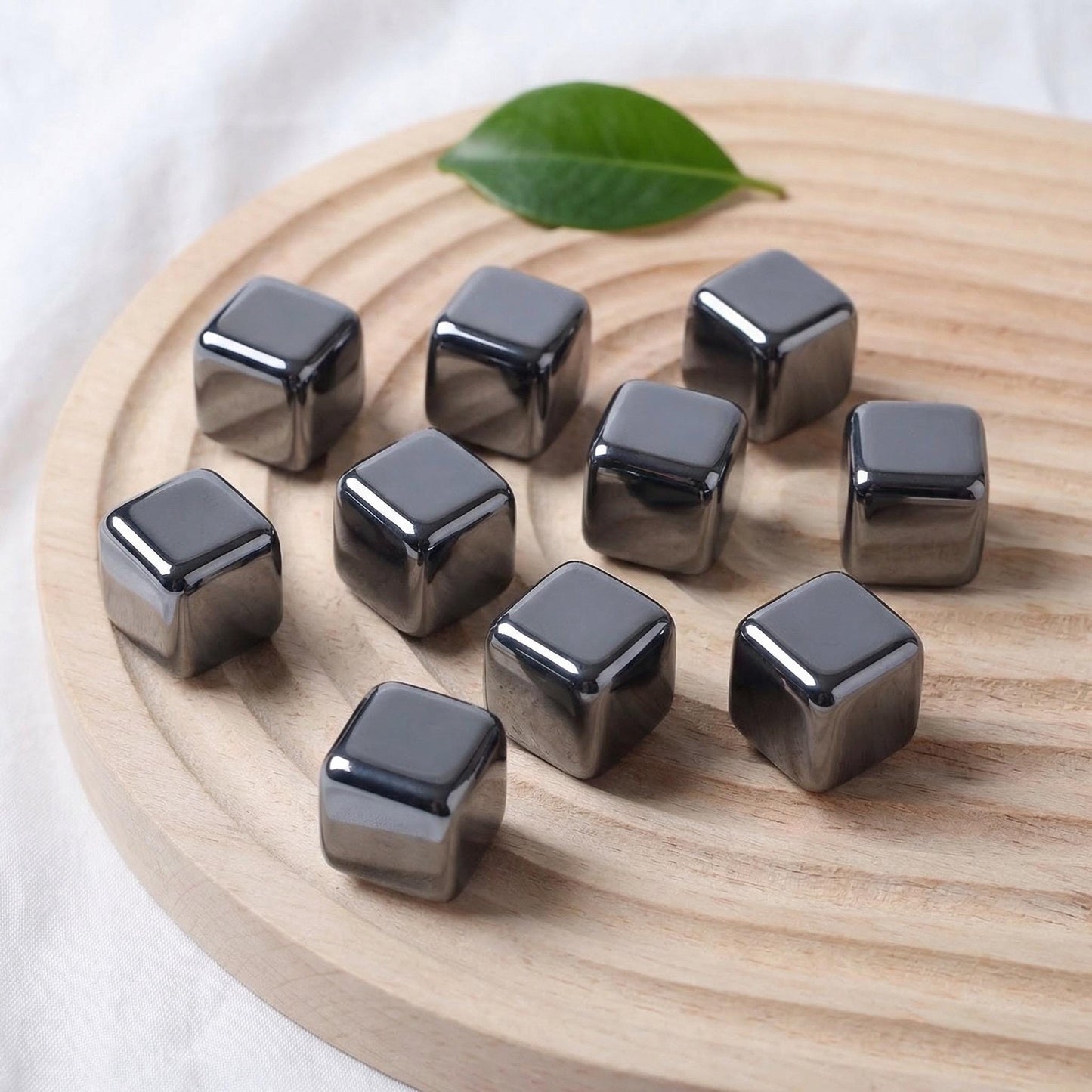Terahertz Stone Whiskey Cubes, Reusable Drink Chillers for Spirits, Premium Bar Accessory Gift Set