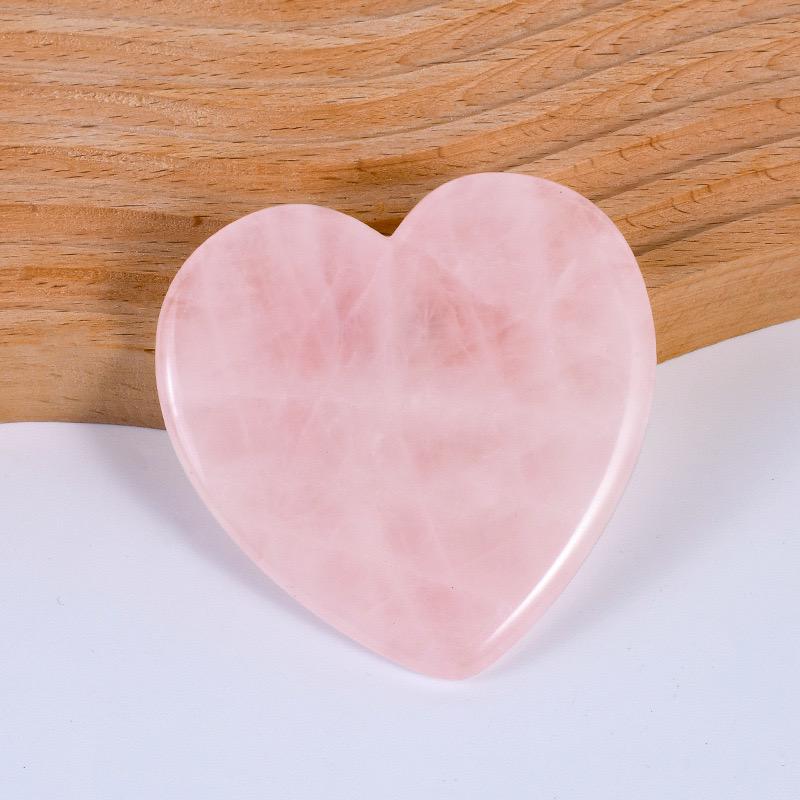 Natural Rose Quartz Gua Sha Tool, Facial Body Massage Crystal Tool, Skin Care Relaxing Massage, Self Care Face Sculpting Tool, Unique Gift