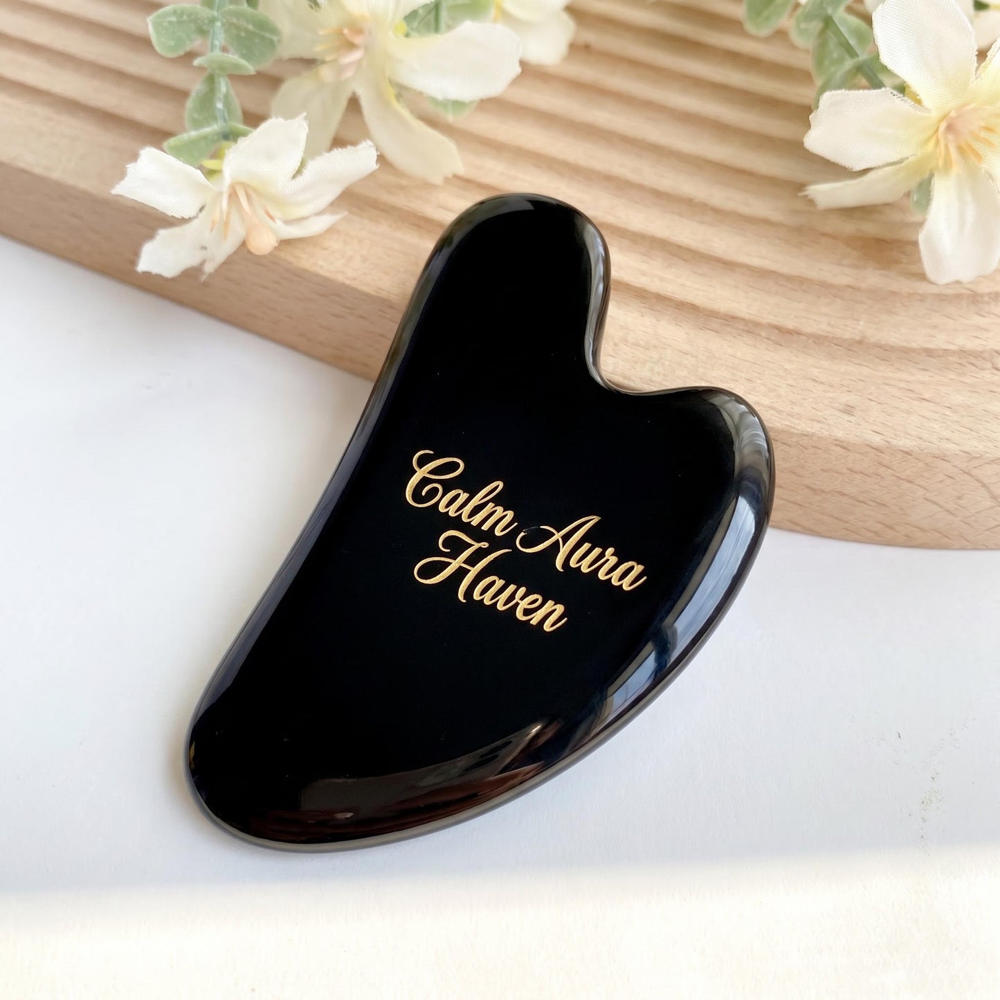Natural Gemstone Gua Sha Tool, Crystal Facial Massage Tool, Face Sculpting Stone, Skincare Routine, Self Care Gift