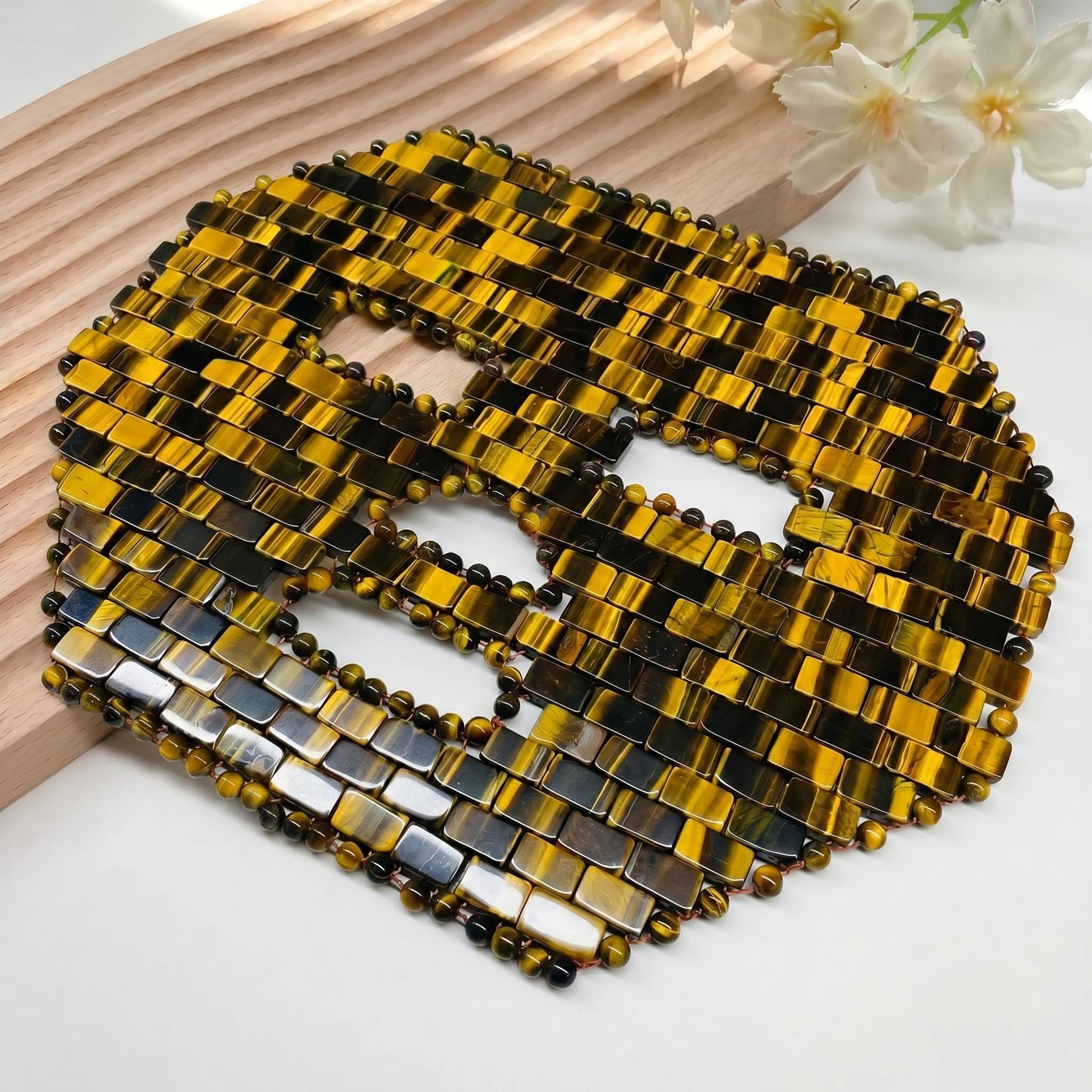 Cooling Gemstone Face Mask, Natural Crystal Beauty Tool, Rose Quartz Amethyst Full Face Cover, Wellness Ritual Mask, Self Care Gift